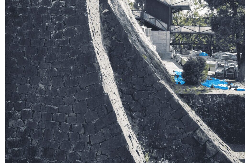 二様の石垣　熊本城　石垣