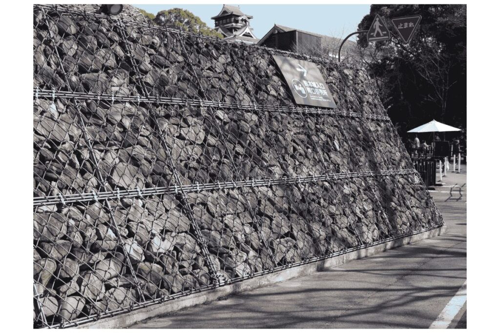 熊本城南口　熊本城石垣