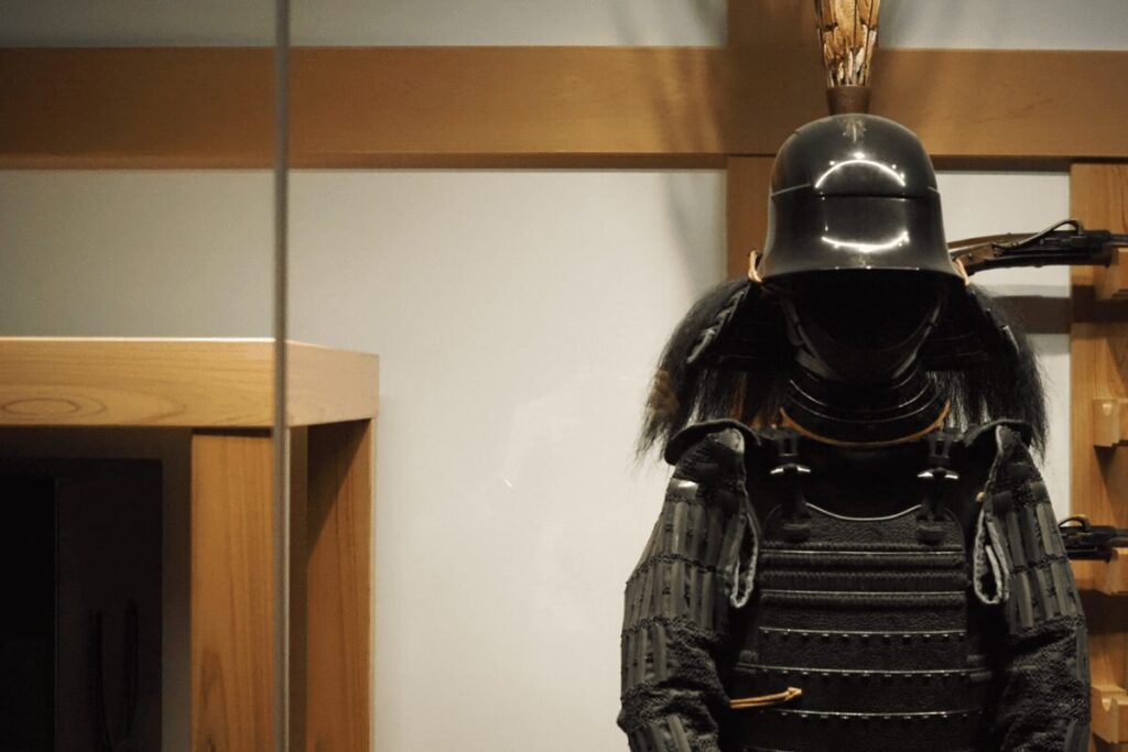 熊本城天守閣に展示された細川時代の甲冑