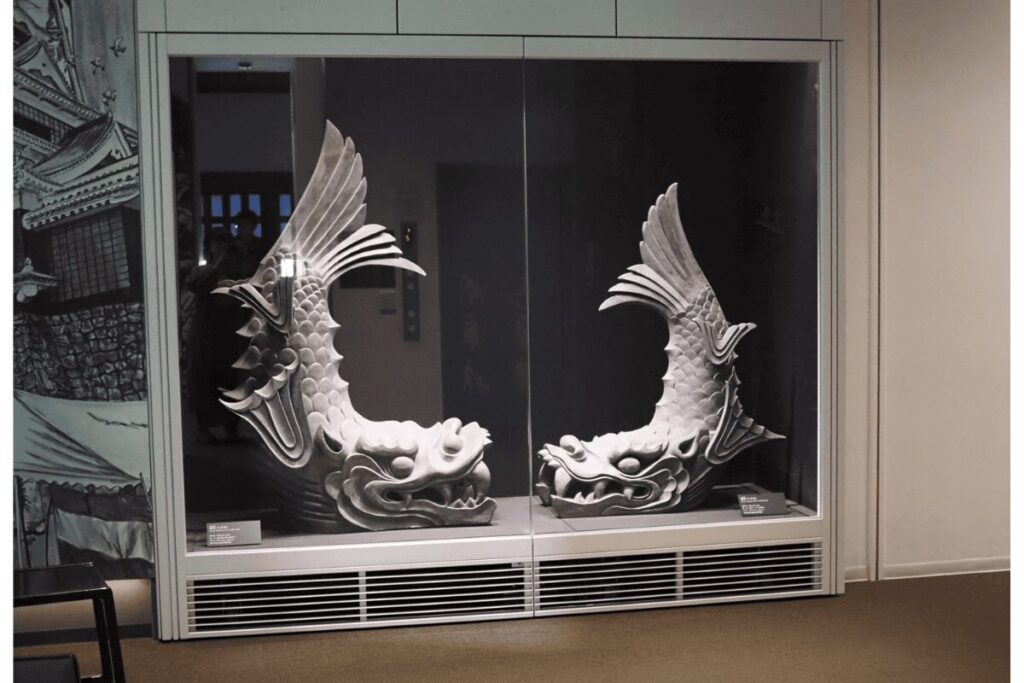 熊本城天守閣内展示物（シャチホコ）
熊本城　熊本城天守閣