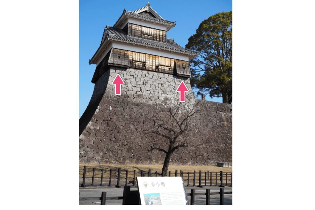熊本城　未申櫓　石落とし