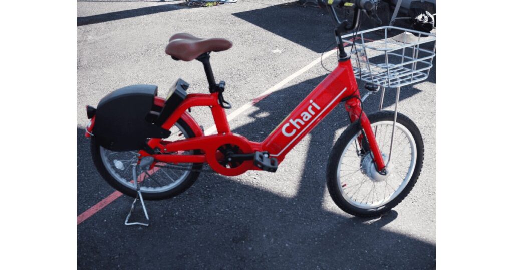 熊本城　二の丸駐車場　チャリチャリ　ポート