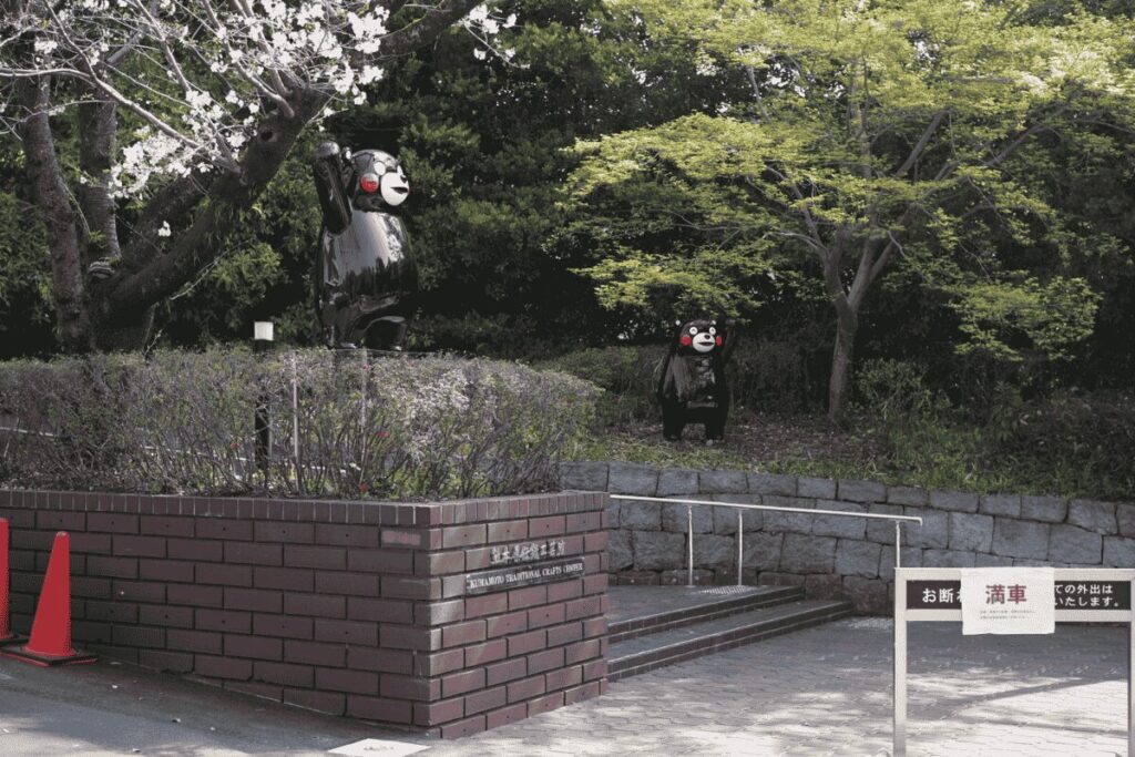 熊本県伝統工芸館のくまモン