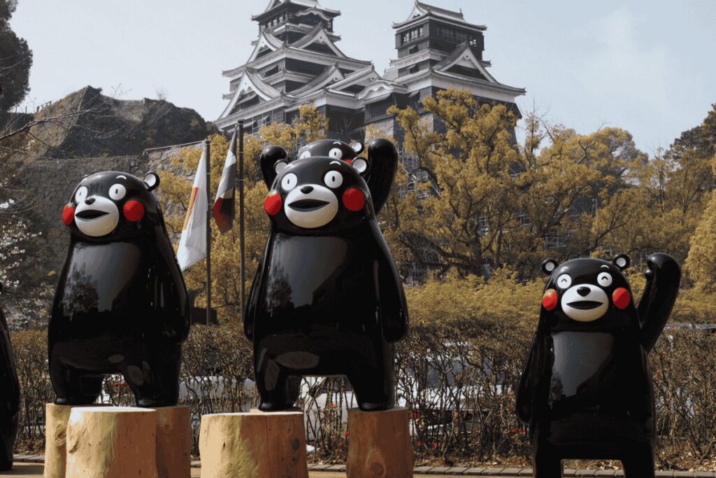 熊本県伝統工芸館のくまモン